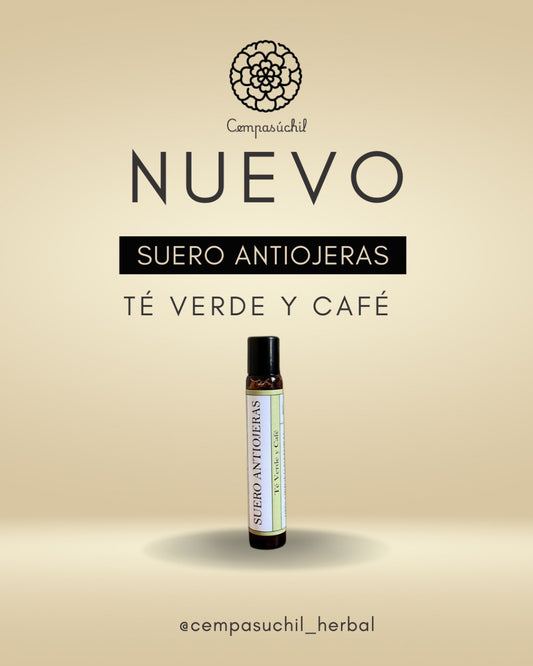 Suero Antiojeras Té Verde y Cafeína