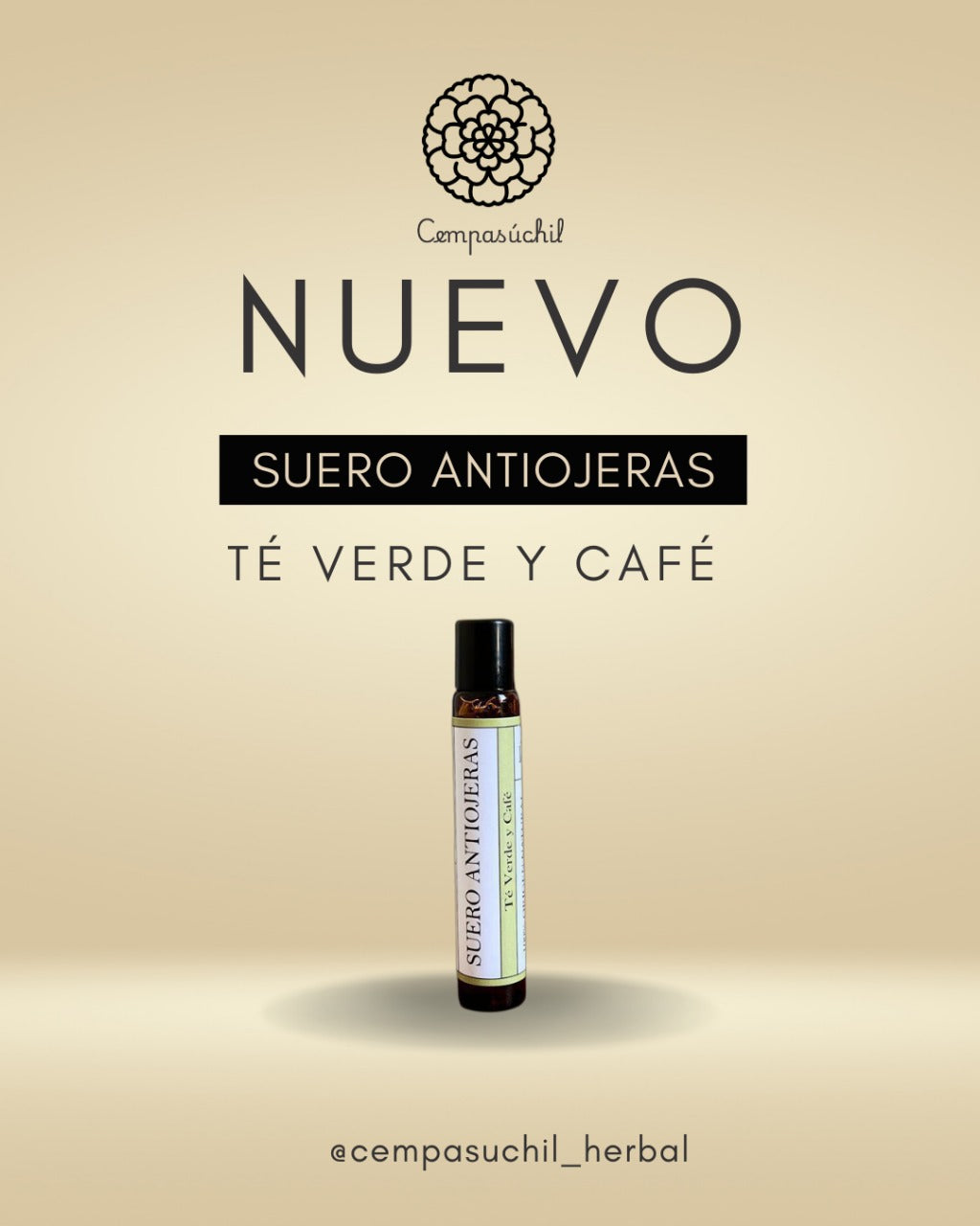 Suero Antiojeras Té Verde y Cafeína
